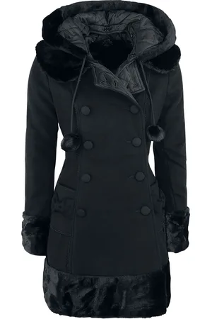 Hell Bunny Zimní kabát Rockabilly z Sarah Jane Coat