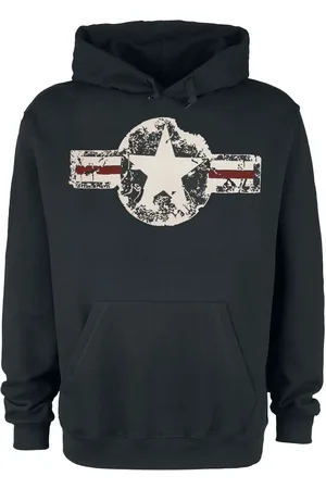 GASOLINE BANDIT Mikina s kapucí Rockabilly z USAF