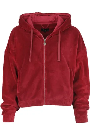 RED by EMP Mikina s kapucí na zip z Plyšová mikina