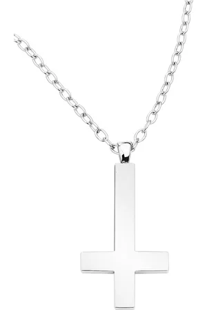 etNox hard and heavy Náhrdelník z - Big Plain Cross Unisex