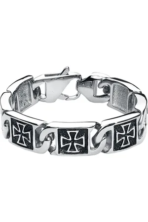 etNox hard and heavy Náramek z - Iron Cross Muži