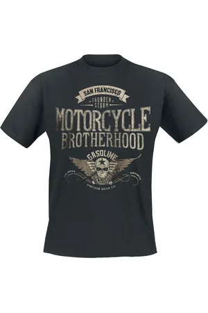 GASOLINE BANDIT Tričko Rockabilly z Motorcycle Brotherhood