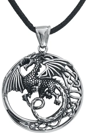 etNox hard and heavy Náhrdelník z - Celtic Dragon Unisex