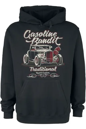 GASOLINE BANDIT Mikina s kapucí Rockabilly z Traditional
