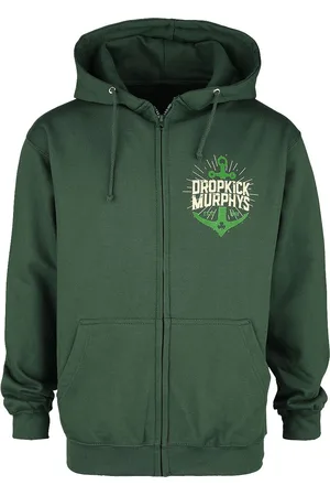 Dropkick Murphys Mikina s kapucí na zip z Anchor Admat Green