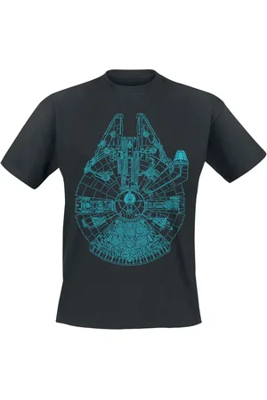 STAR WARS Tričko Disney z Millenium Falcon Blueprint