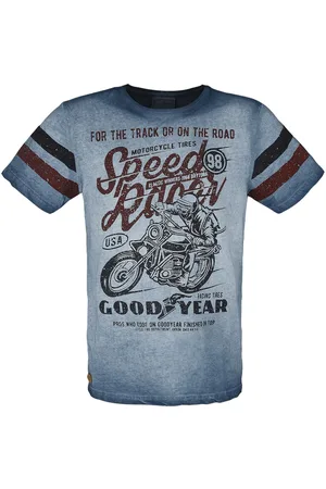 Goodyear Tričko Rockabilly z Pánské tričko pohodlného střihu