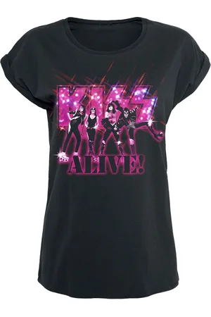 Kiss Tričko z Alive Pink Glitter