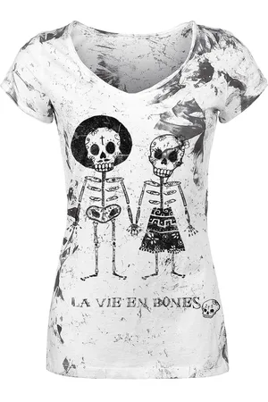 Outer Vision Tričko z Skeleton Lovers