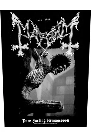Mayhem Nášivka na záda z - Pure Fucking Armageddon Unisex