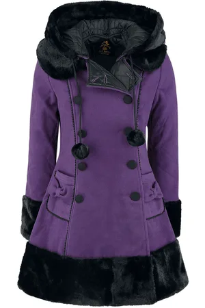 Hell Bunny Zimní kabát Rockabilly z Sarah Jane Coat