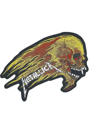 Metallica Nášivka z - Flaming Skull Unisex