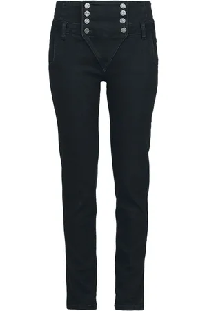 EMP Plátěné kalhoty z Double Button Placket Jeans