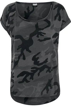 Urban classics Tričko z Ladies Camo Back Shaped Tee