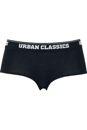 Urban classics Sada kalhotek z Ladies Logo Panty Double-Pack