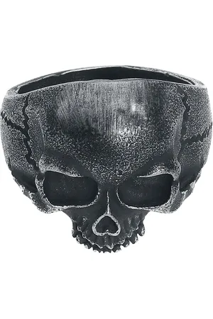 etNox hard and heavy Prsten z - Skull Head Muži