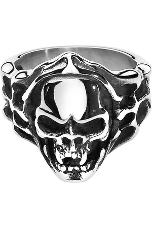 etNox hard and heavy Prsten z - Evil Skull Muži