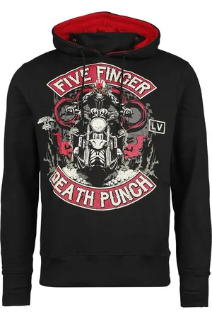 Five Finger Death Punch Mikina s kapucí z Biker Badge