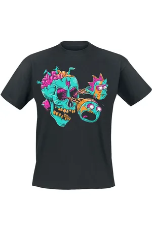 Rick and Morty Tričko z Eyeball Skull