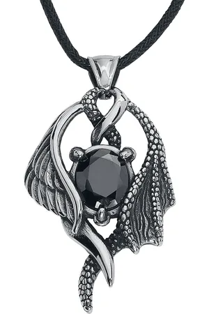 etNox hard and heavy Náhrdelník z - Dragon Stone Unisex