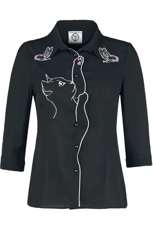 Dancing Days Halenka Rockabilly z Košile Snow Bird