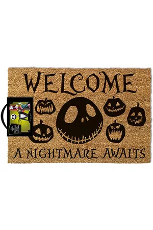 The Nightmare Before Christmas Rohožka Disney z - A Nightmare Awaits Unisex