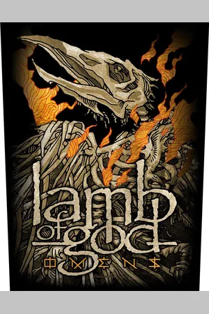 Lamb of God Nášivka na záda z - Omens Unisex
