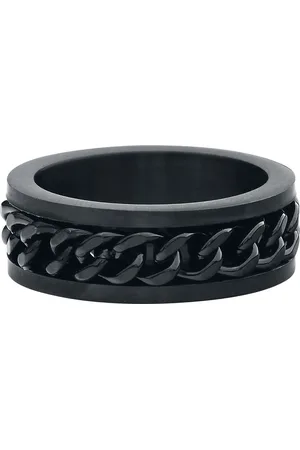etNox hard and heavy Prsten z - Prsten Mesh Steel Unisex