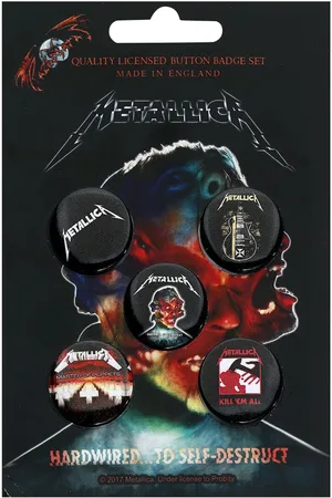 Metallica Odznak z - Mix Unisex