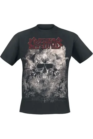 KREATOR Tričko z Gods Of Violence-Skulls