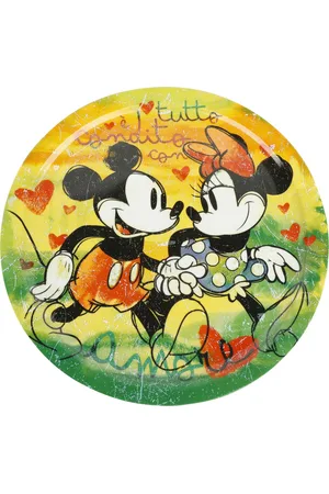 Mickey & Minnie Mouse Talíř Disney z - Sada talířů na pizzu Mickey & Minnie Unisex