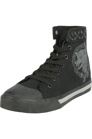 EMP Vysoké tenisky z Sneaker with Wolf an Arrow Print