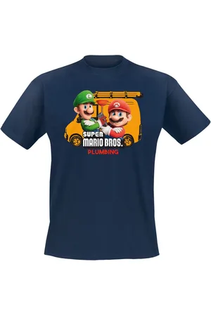 Super Mario Tričko Gaming z Mario Brothers Plumbing