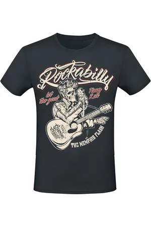 GASOLINE BANDIT Tričko Rockabilly z Memphis Flash