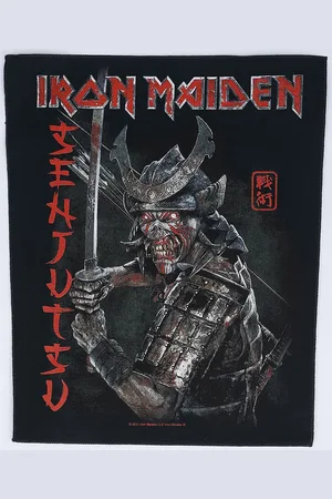Iron Maiden Nášivka na záda z - Senjutsu Unisex