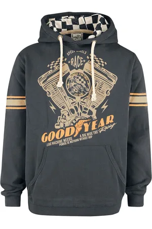 Goodyear Mikina s kapucí Rockabilly z Princeton