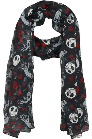 The Nightmare Before Christmas Šátek Disney z - Jack Skellington Ghost & Roses