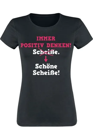 Sprüche Tričko z Immer positiv denken