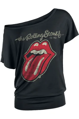The Rolling Stones Tričko z Plastered Tongue