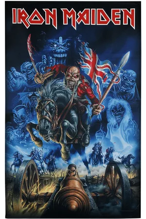 Iron Maiden Vlajka z - Maiden England Unisex