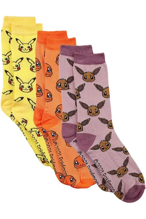 Pokemon Ponožky Gaming z Ponožky Pikachu Charmander Eevee
