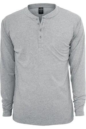 Urban classics Tričko s dlouhým rukávem z Basic Henley
