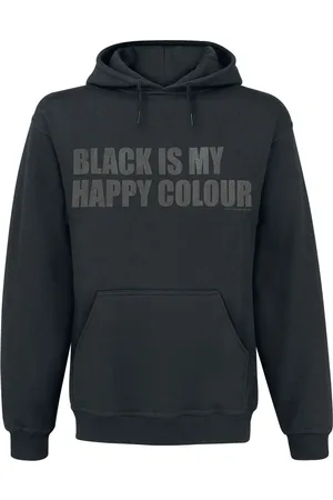 Sprüche Mikina s kapucí z Black Is My Happy Colour