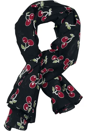 Rock Daddy Šátek Rockabilly z - Šála Rockabella Cherries Ženy