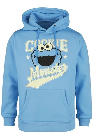 Sesamstraat Mikina s kapucí z Cookie Monster