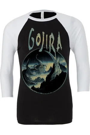 Gojira Tričko s dlouhým rukávem z Sea Creature Raglan