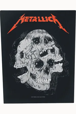 Metallica Nášivka na záda z - Skulls Unisex