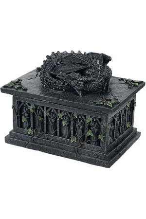 Nemesis Now Skladovací boxy Gotika z - Dragon Tarot Card Box Unisex