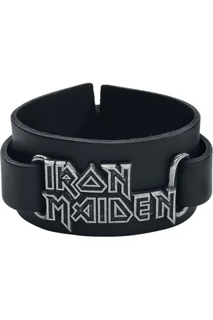 Iron Maiden Kožený náramek z - Logo Muži
