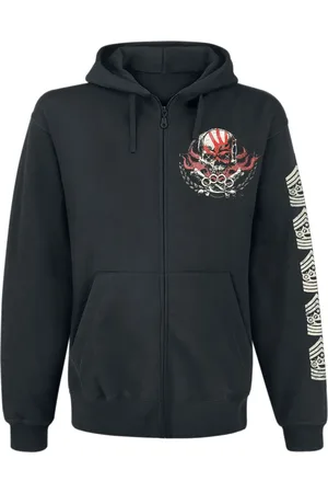 Five Finger Death Punch Mikina s kapucí na zip z 100% Pure